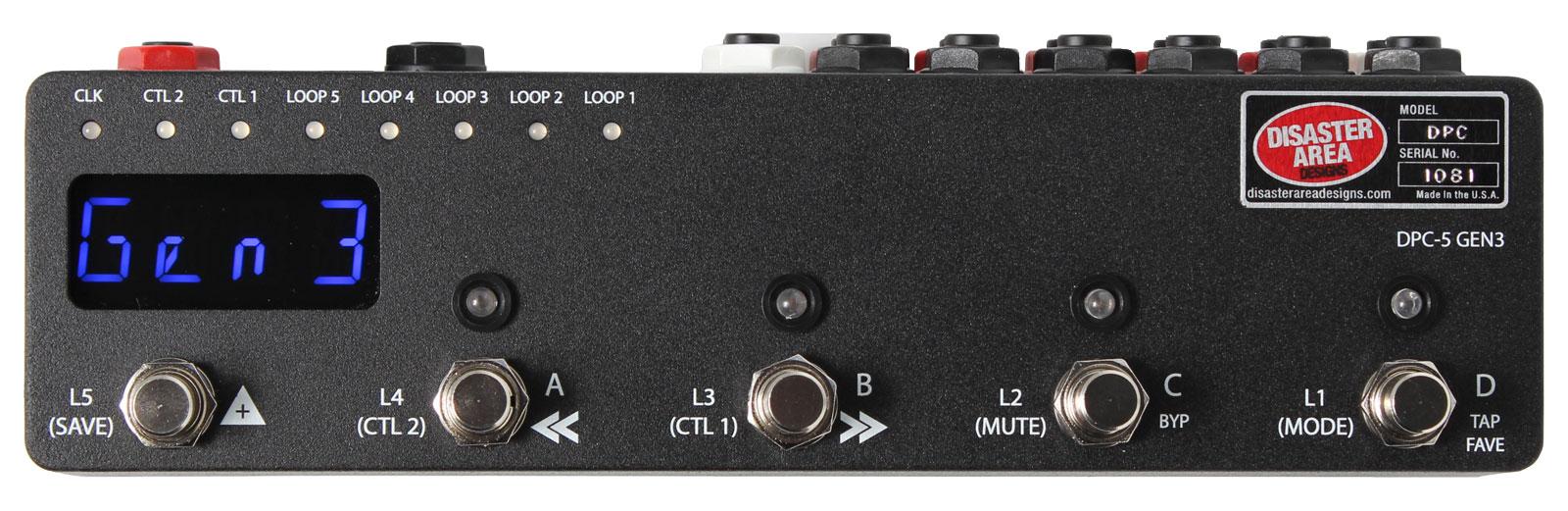 Disaster Area DPC-5 Gen3 MIDI Pedalboard Controller & Loop