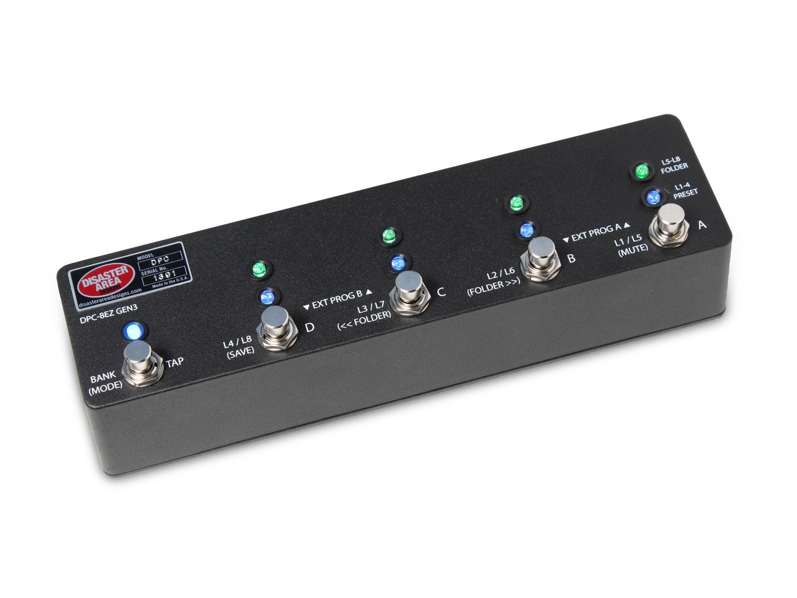 Disaster Area DPC-8EZ Gen3 Programmable Bypass Switcher with MIDI
