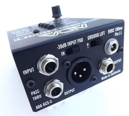 A/DA GCS-3 Guitar Cabinet Simulator & DI Box | Axe... And You 