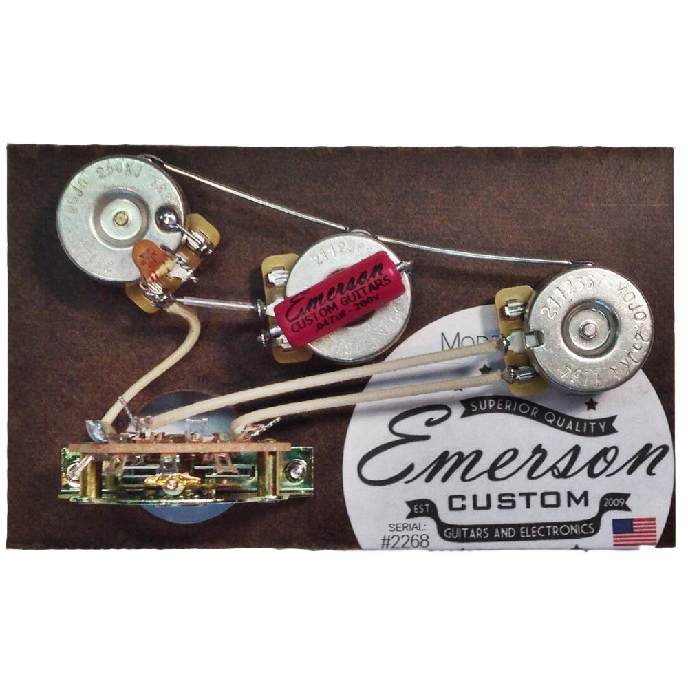 Emerson Custom BLENDER 5-WAY STRAT Prewired KIT (S5B)