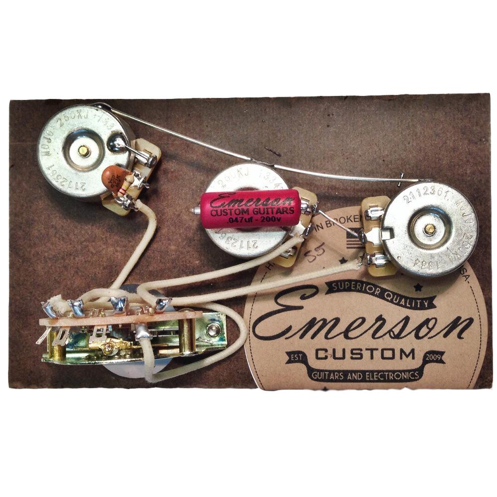 Emerson Custom 5-Way Strat Prewired KIT (S5) | Axe... And ... cts pots wiring diagram strat 