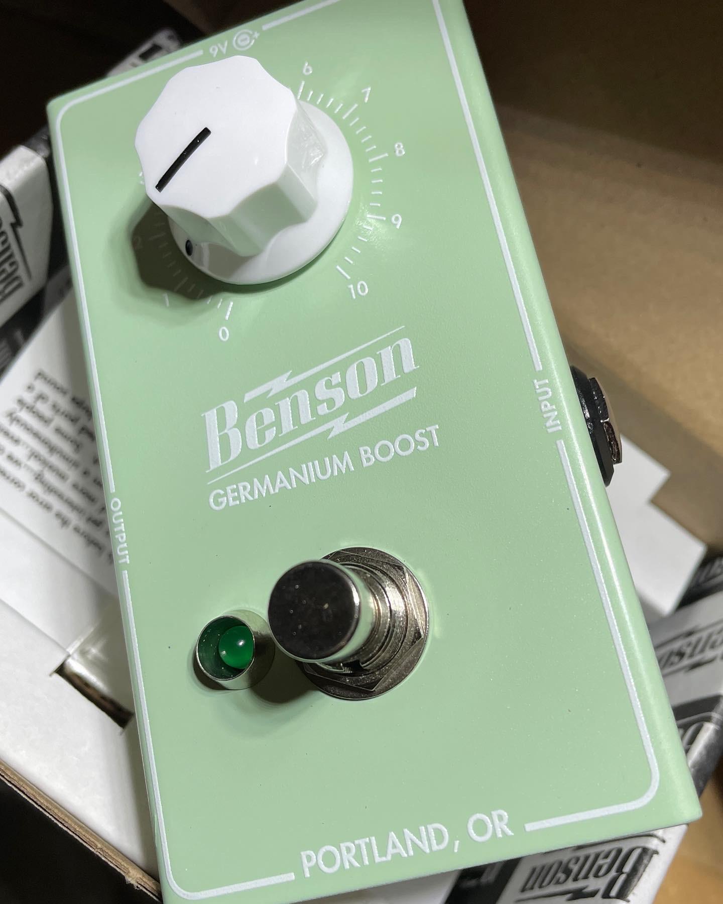 Benson Amps Germanium Boost | Axe And You Shall Receive