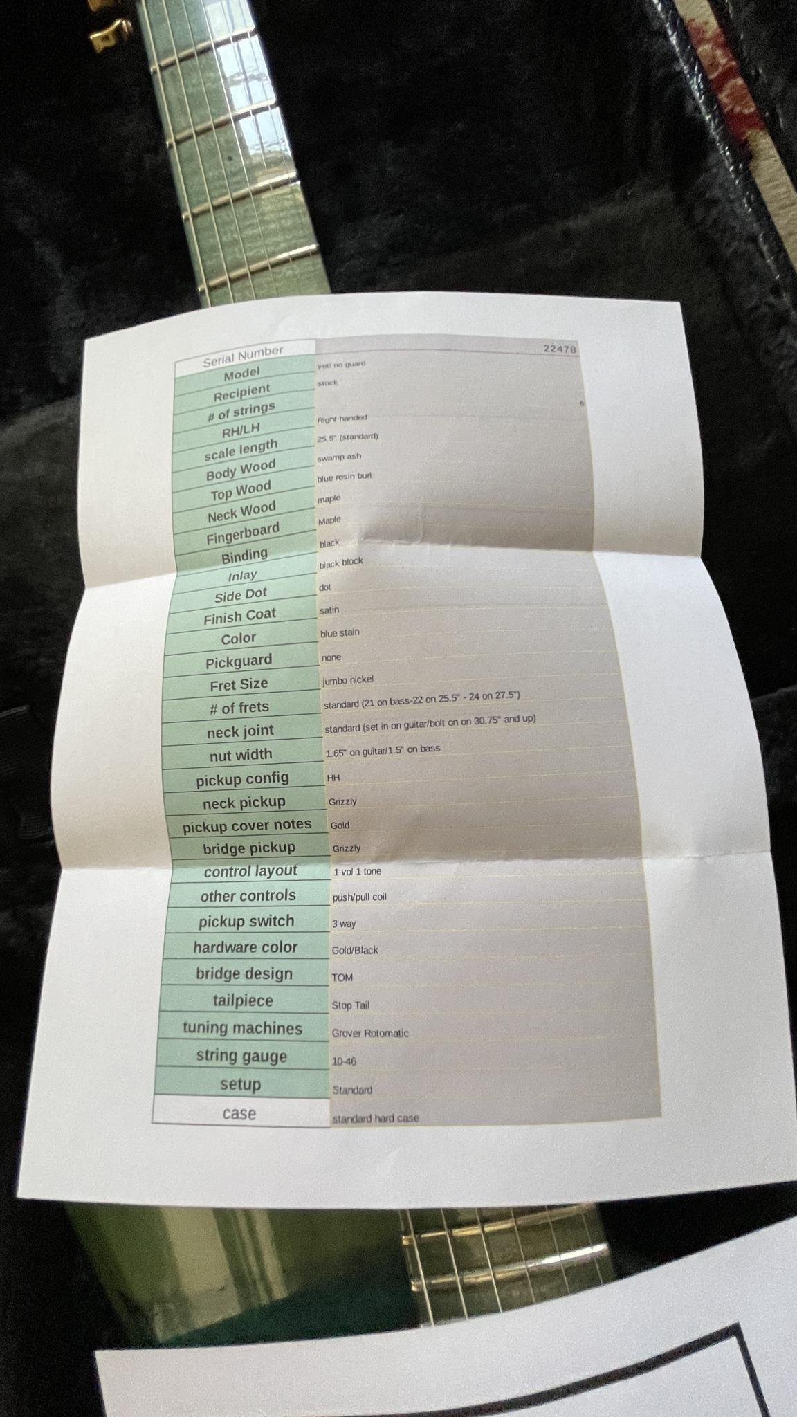 Dunable Guitars Custom Yeti Axe... And You Shall Receive