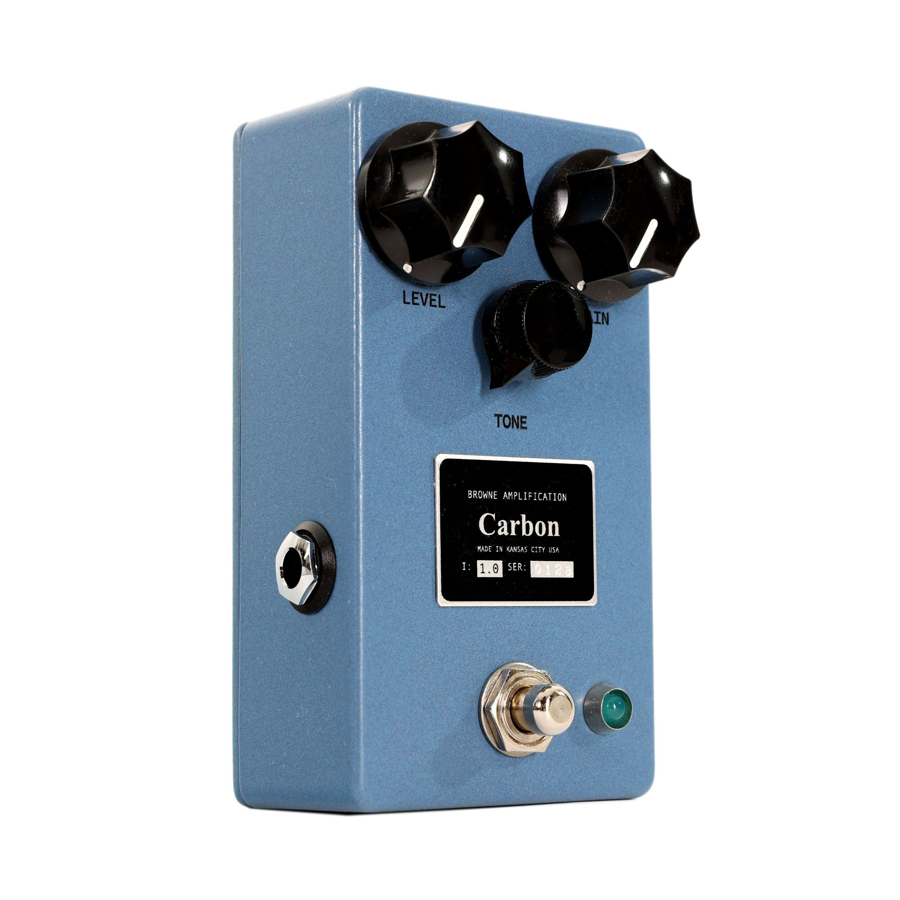 Browne Amplification Carbon V2 Overdrive Pedal Sky Blue