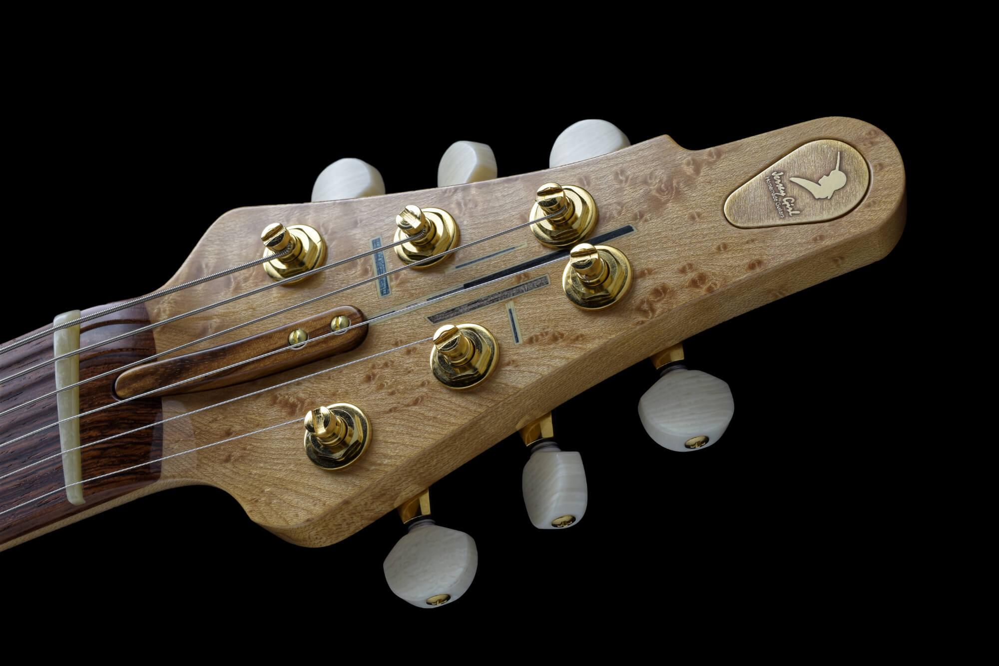 ▲Jersey Girl made Guitars Fulltender Jersey Girl Homemade Guitars GAUCHE-Tucker the Crow | Axe