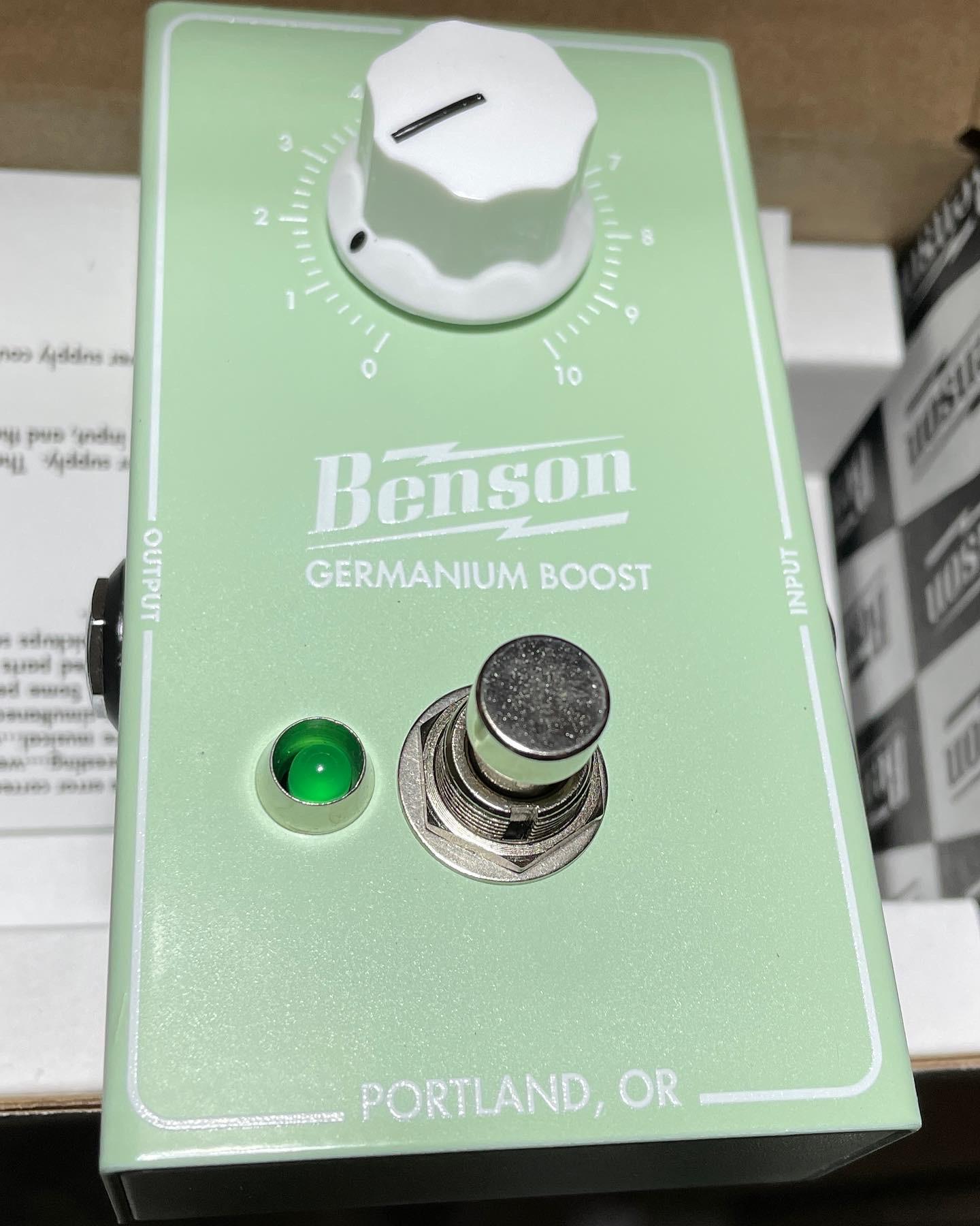 Benson Amps Germanium Boost | Axe And You Shall Receive Benson Amps Germanium Boost | Axe And You Shall Receive