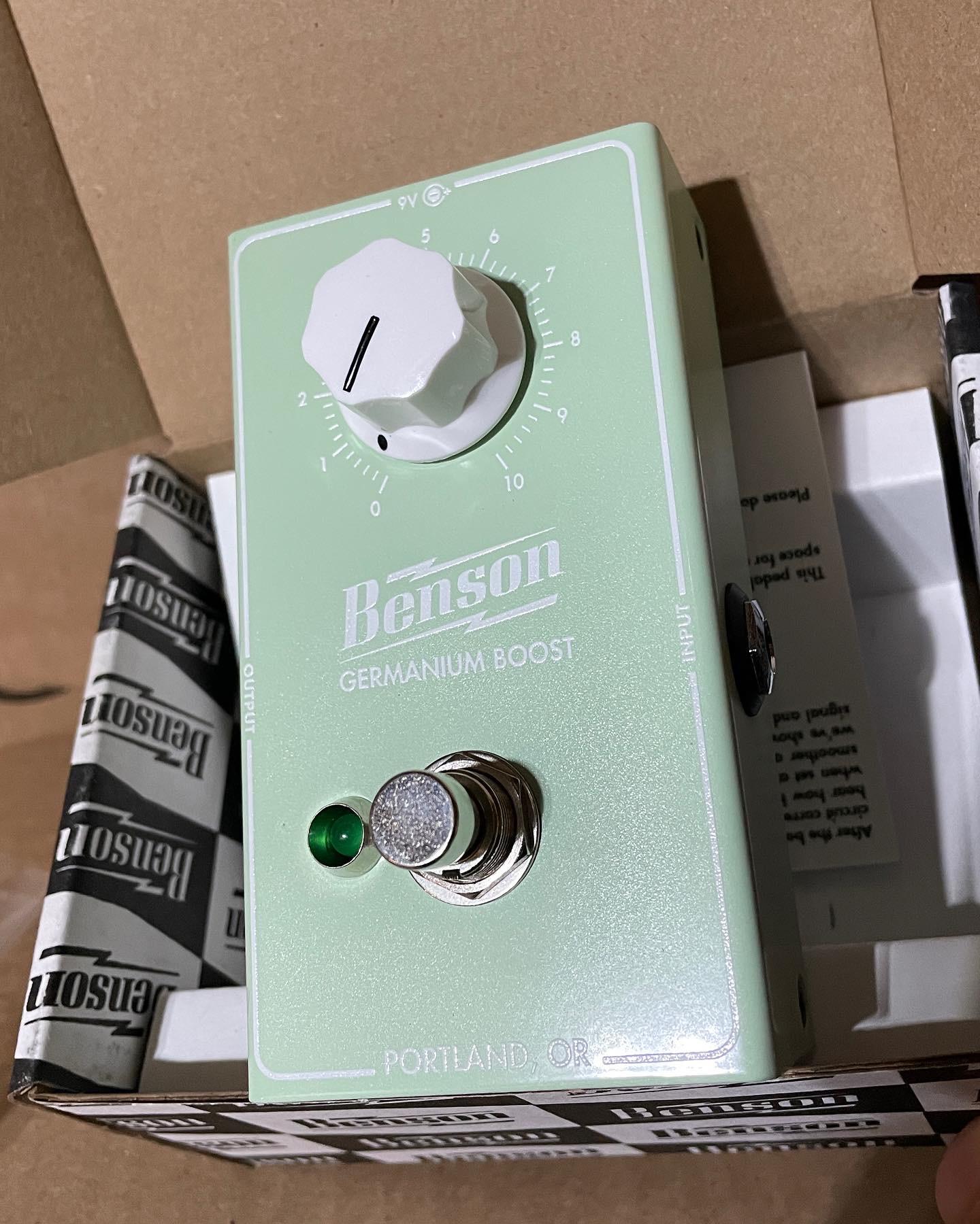 Benson Amps Germanium Boost | Axe And You Shall Receive Benson Amps Germanium Boost | Axe And You Shall Receive