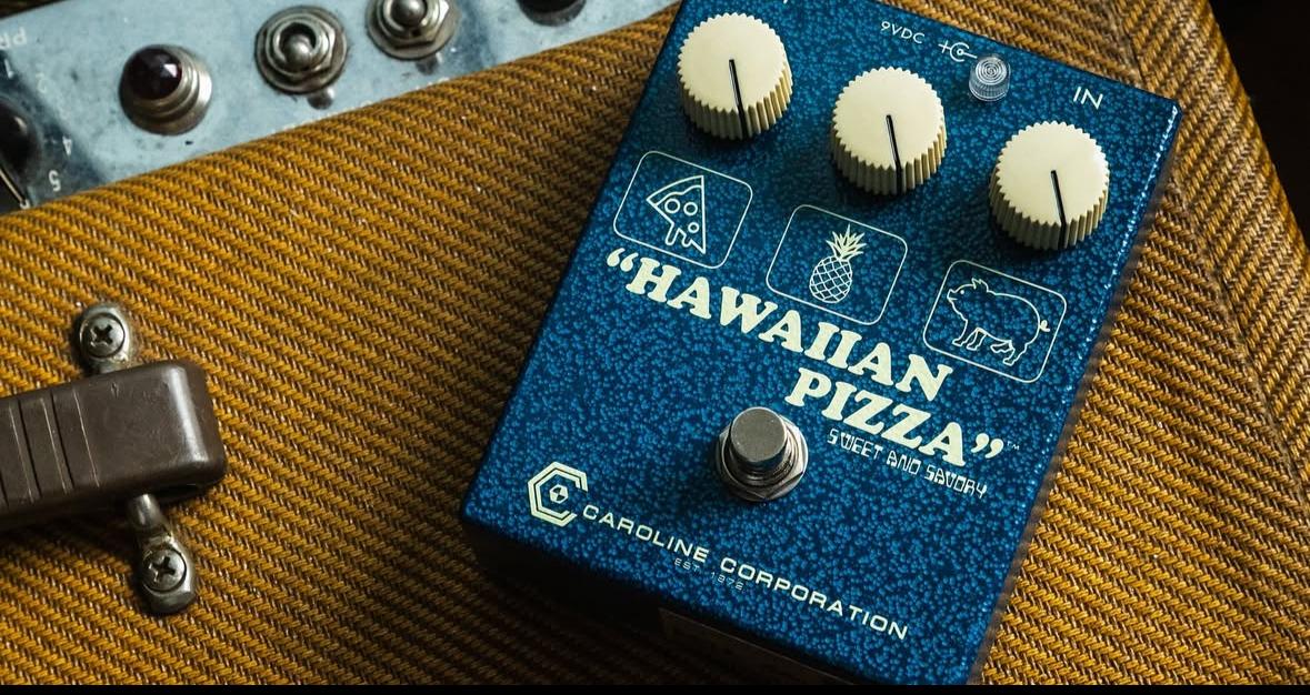 Caroline Guitar Company Hawaiian Pizza (Tel Daco Colorway) | Axe