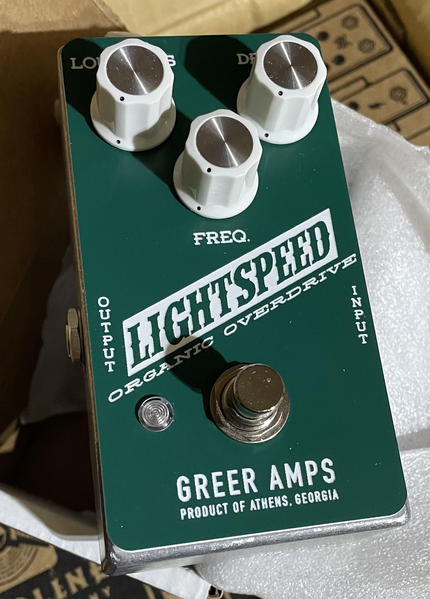 ギター GREER AMPS LIGHTSPEED Organic Overdrive Greer Amps Lightspeed Organic Overdrive Guitar Pedal