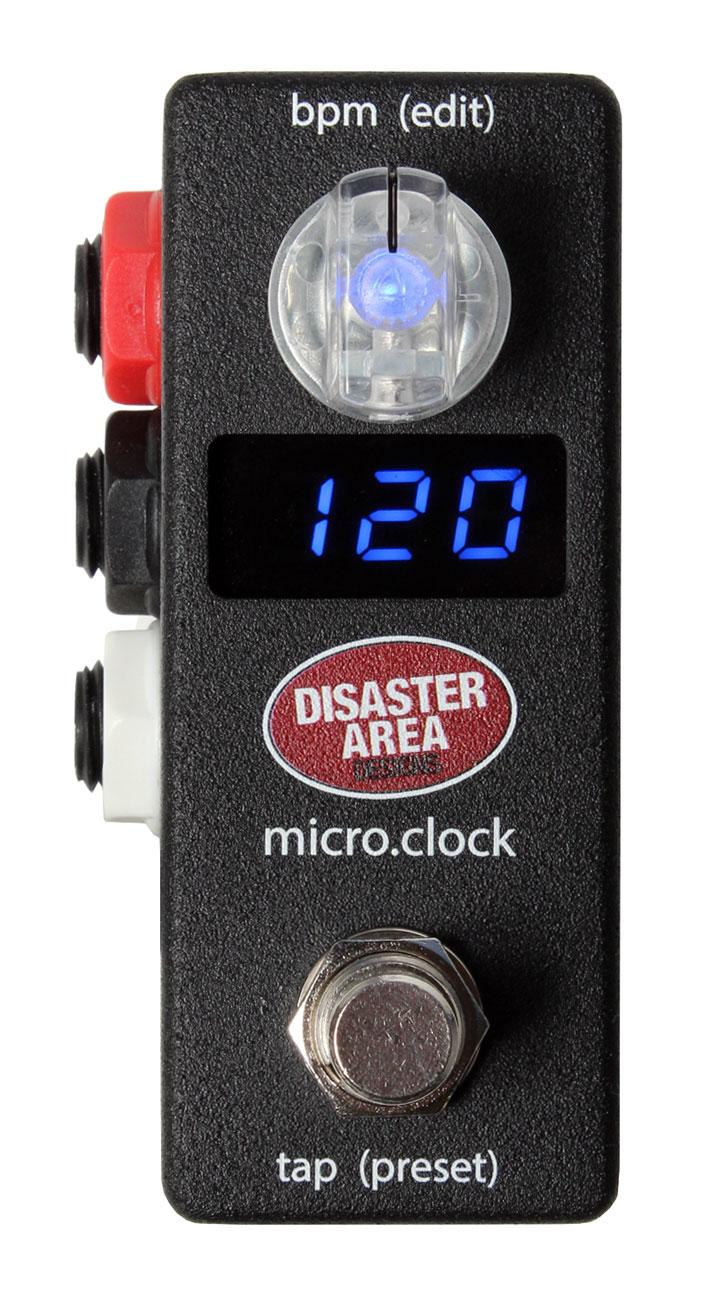 DISASTER AREA micro.clock ギターエフェクター Disaster Area Designs micro.clock Tap Tempo Controller | Axe