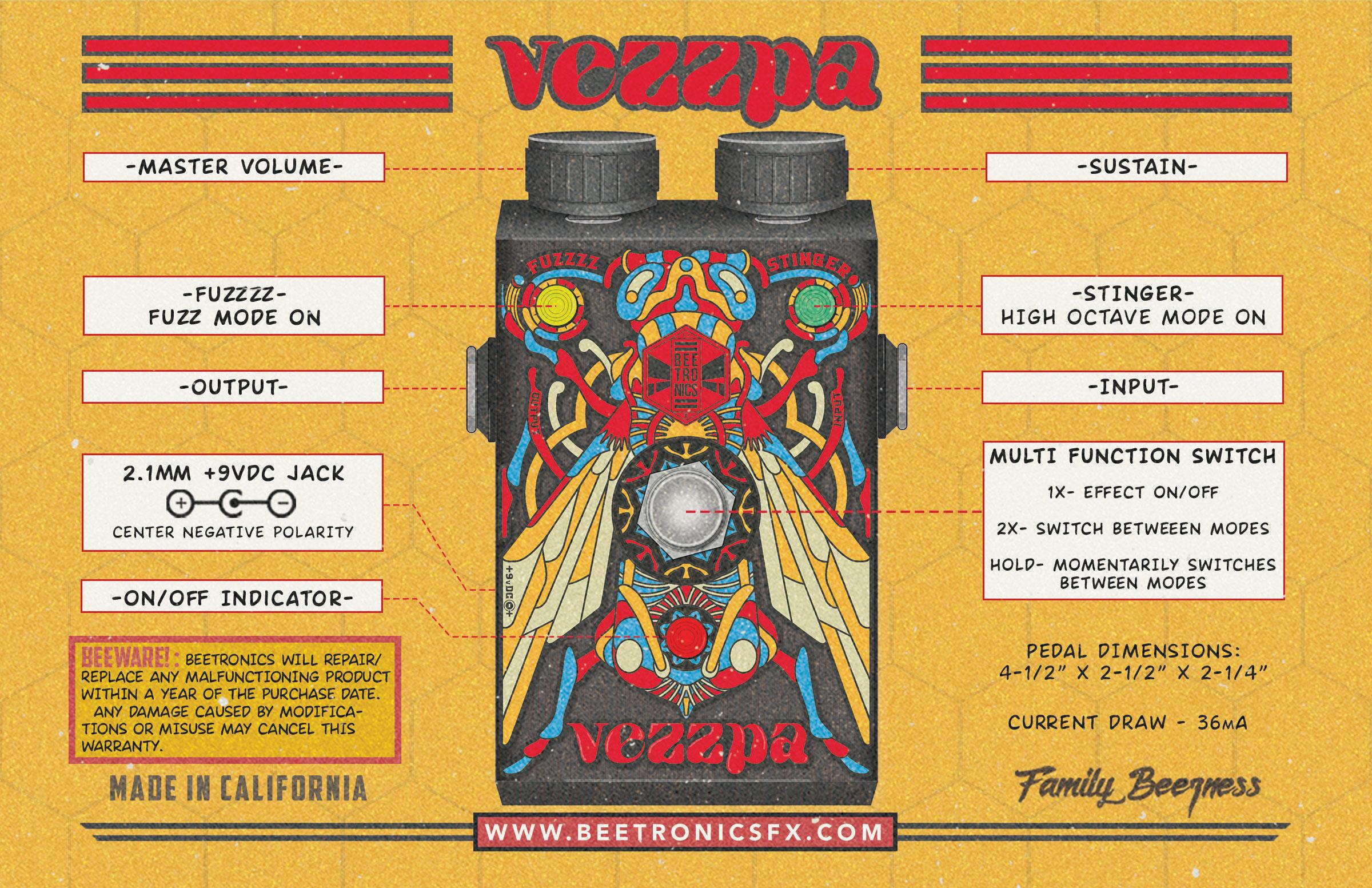 Beetronics Vezzpa Octave Stinger | Axe... And You Shall Receive 