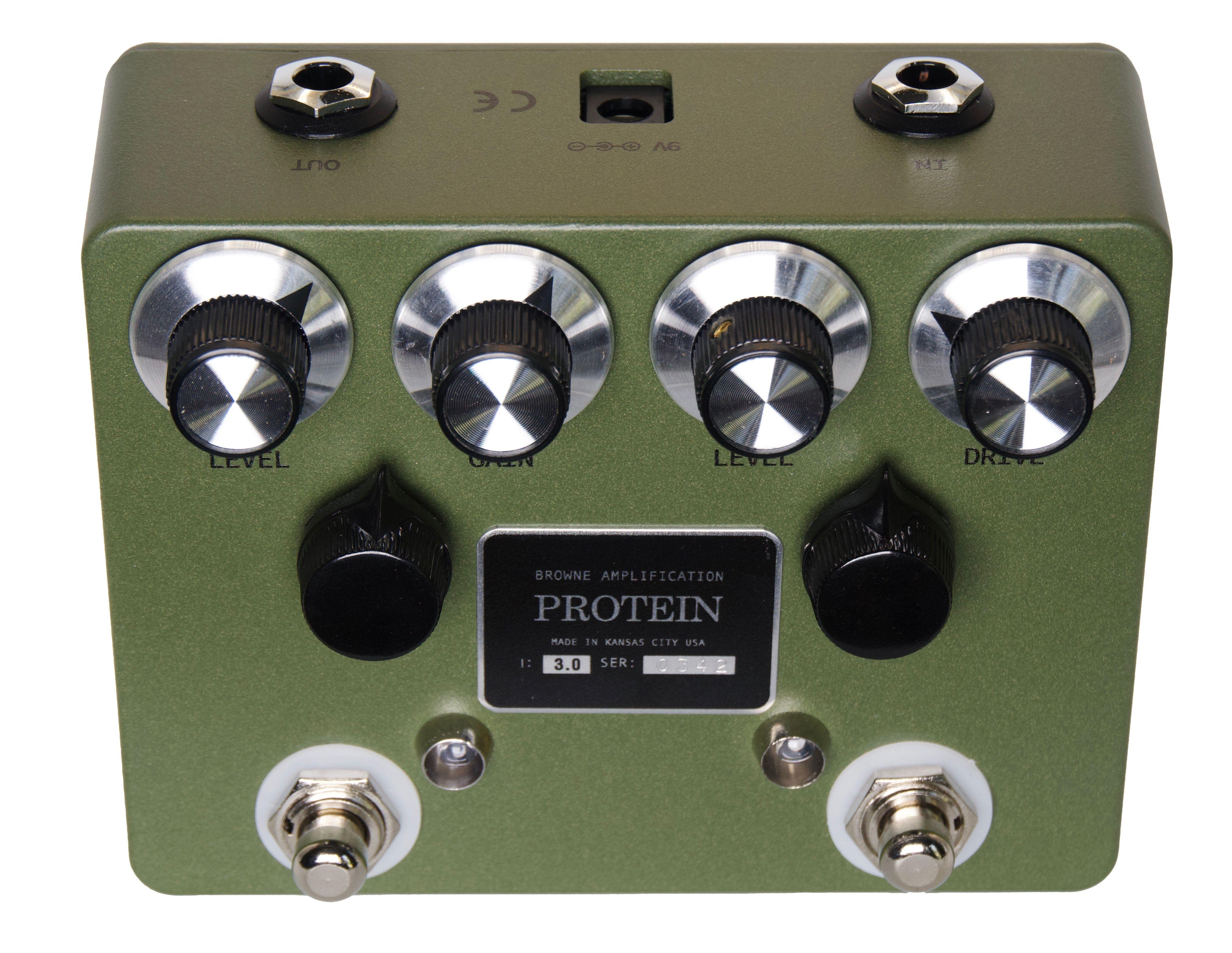Browne Amplification Protein V3 Dual Overdrive Pedal, Copper