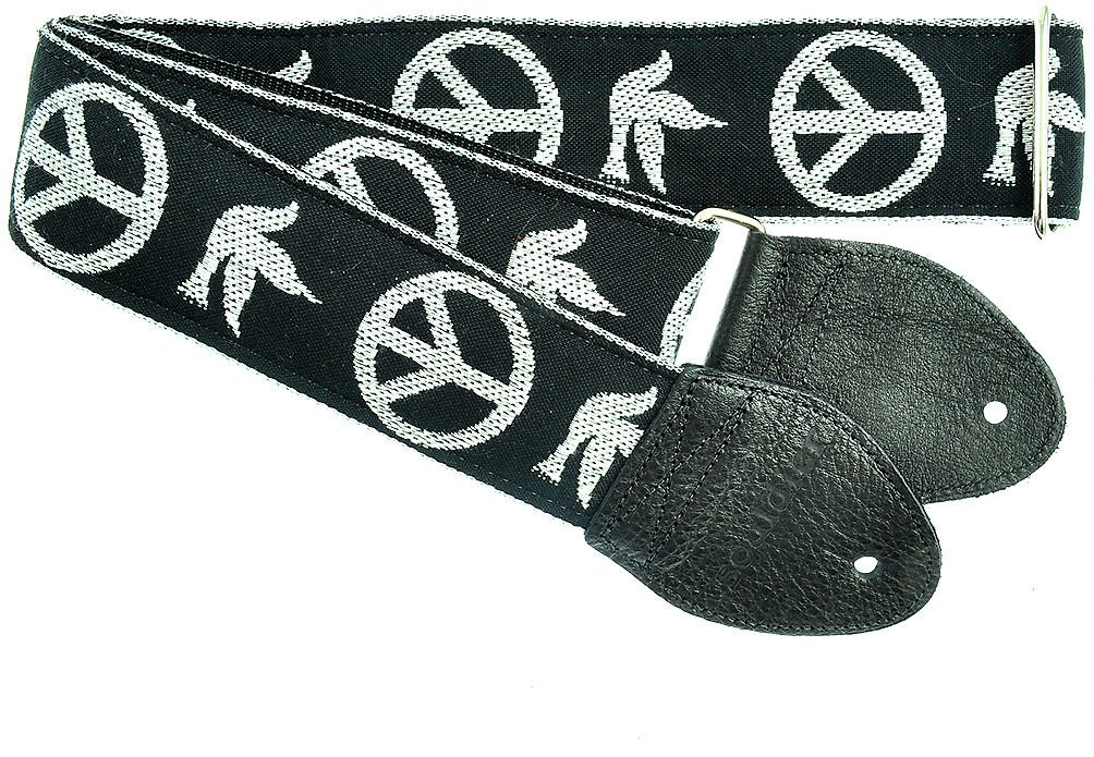 Souldier- Peace Dove (B&W) Guitar Strap