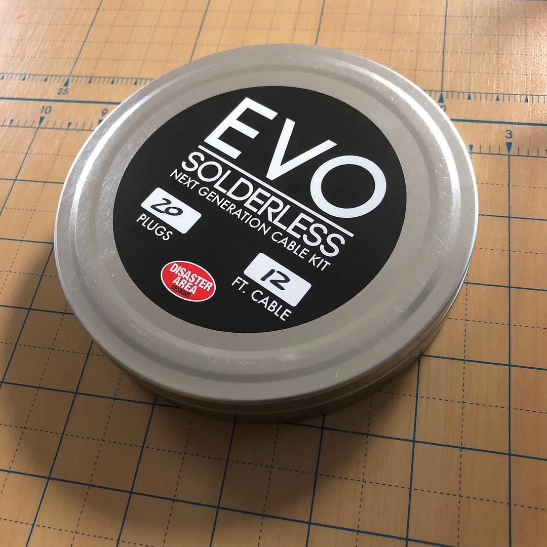 Disaster Area Designs EVO Solderless Cable 2012 Kit (seafoam green Cable)