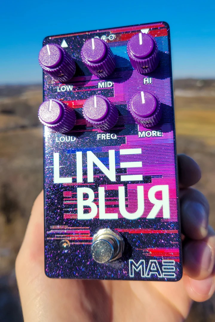 Mask Audio Electronics Line Blur