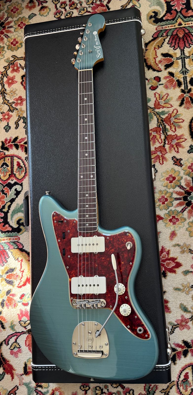 Seüf Guitars Old Hand 10 (OH-10) Offset Style - Aged Pelham Blue