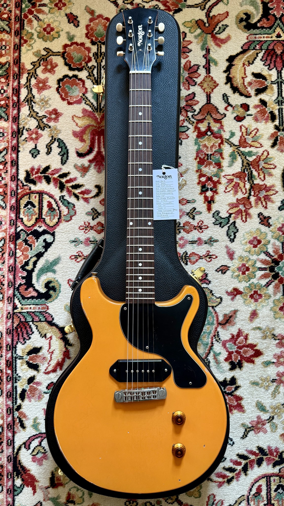 Norton Electric DC9 Les Paul Jr. - Capri Orange