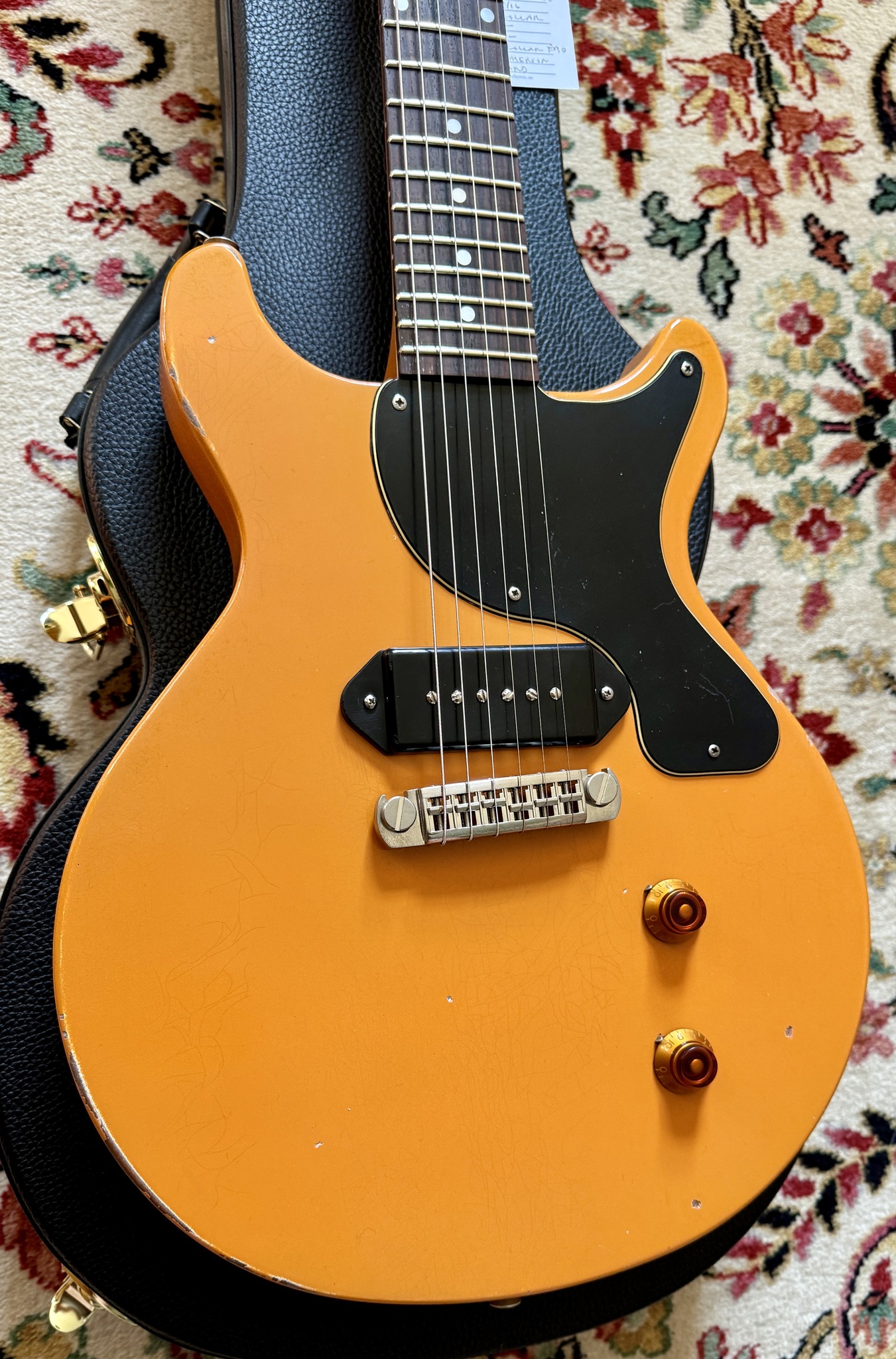 Norton Electric DC9 Les Paul Jr. - Capri Orange