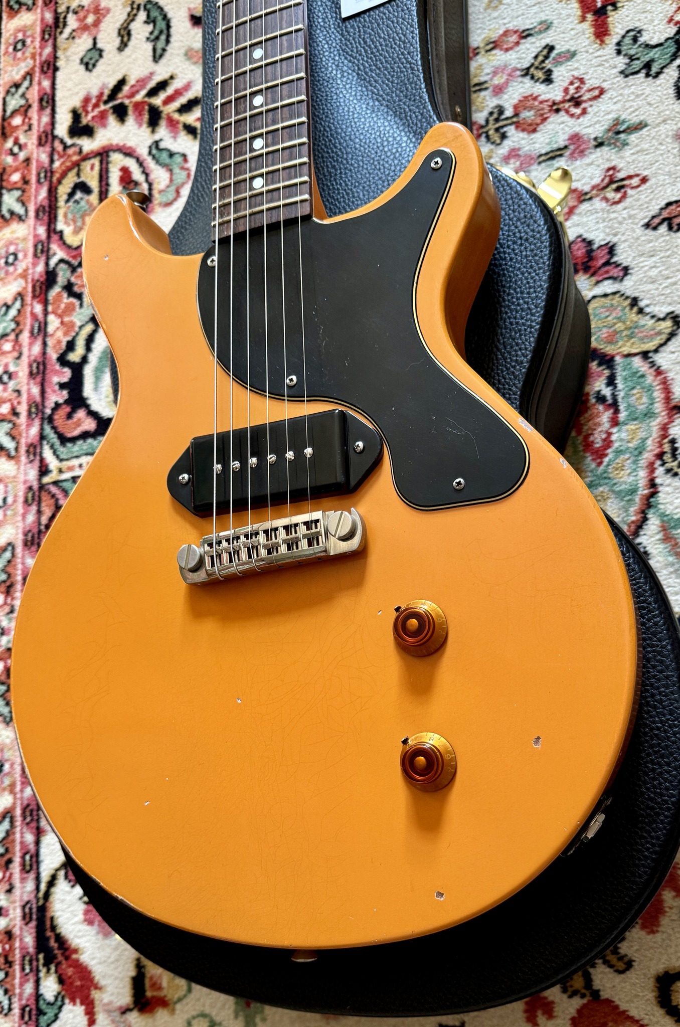 Norton Electric DC9 Les Paul Jr. - Capri Orange