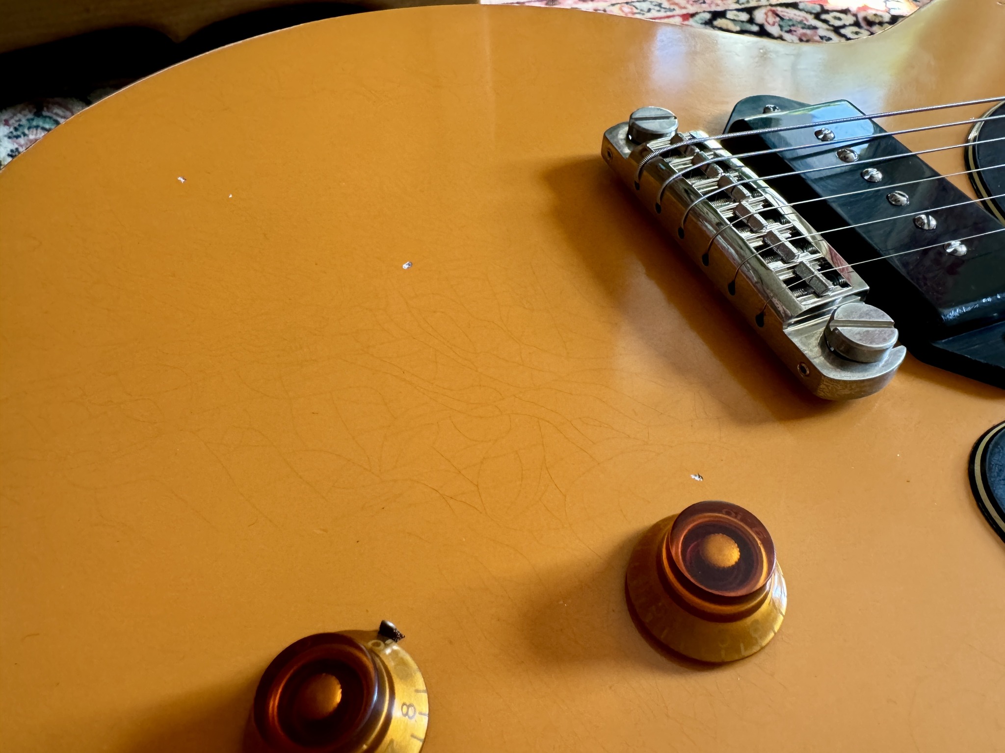 Norton Electric DC9 Les Paul Jr. - Capri Orange