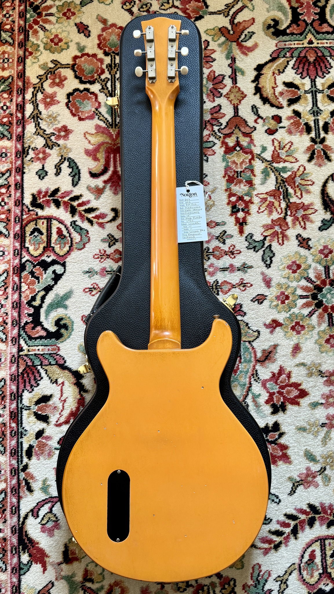 Norton Electric DC9 Les Paul Jr. - Capri Orange
