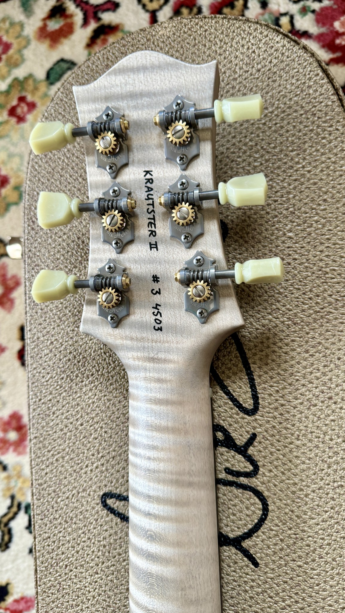 Nik Huber Krautster II (Ice Blue w/ Bigsby tremolo)