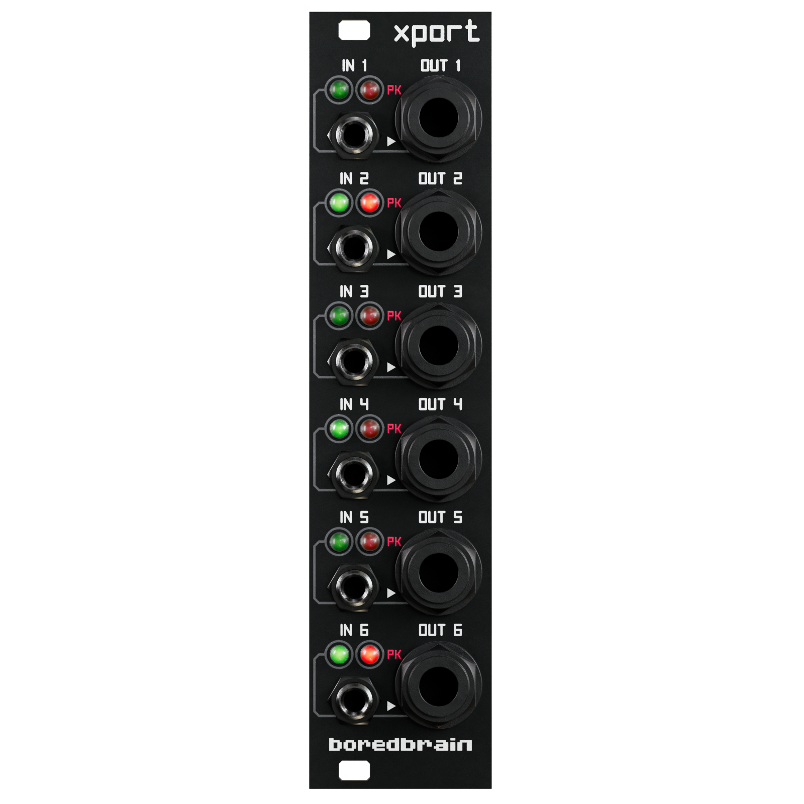 BoredBrain Music Xport 6-channel balanced output