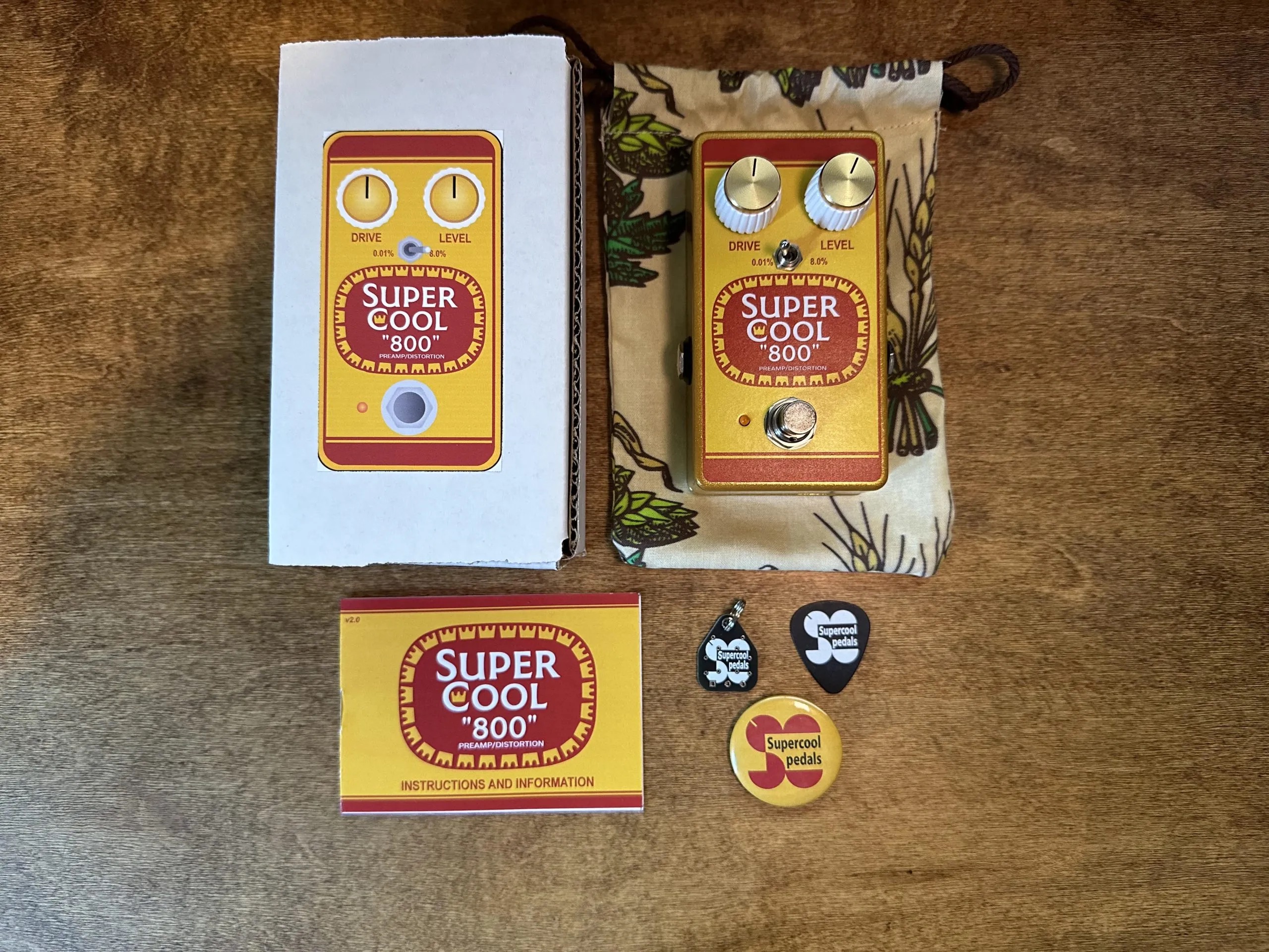 Supercool Pedals 800 Preamp/Distortion