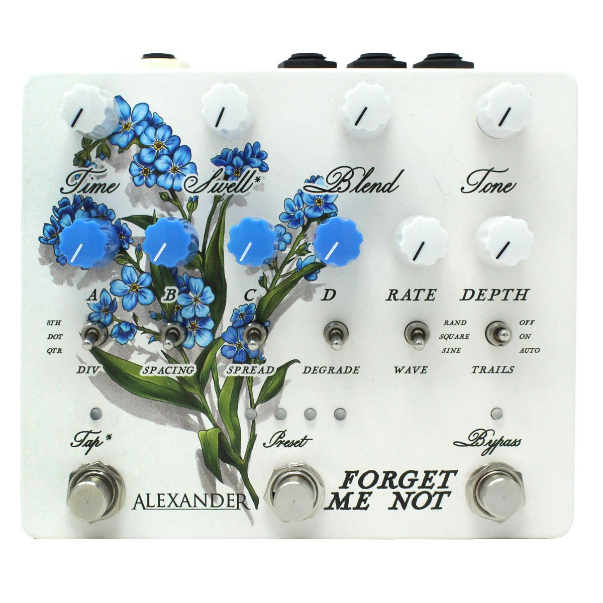 Alexander Pedals Forget-Me-Not Digital Multi-Head Delay Line