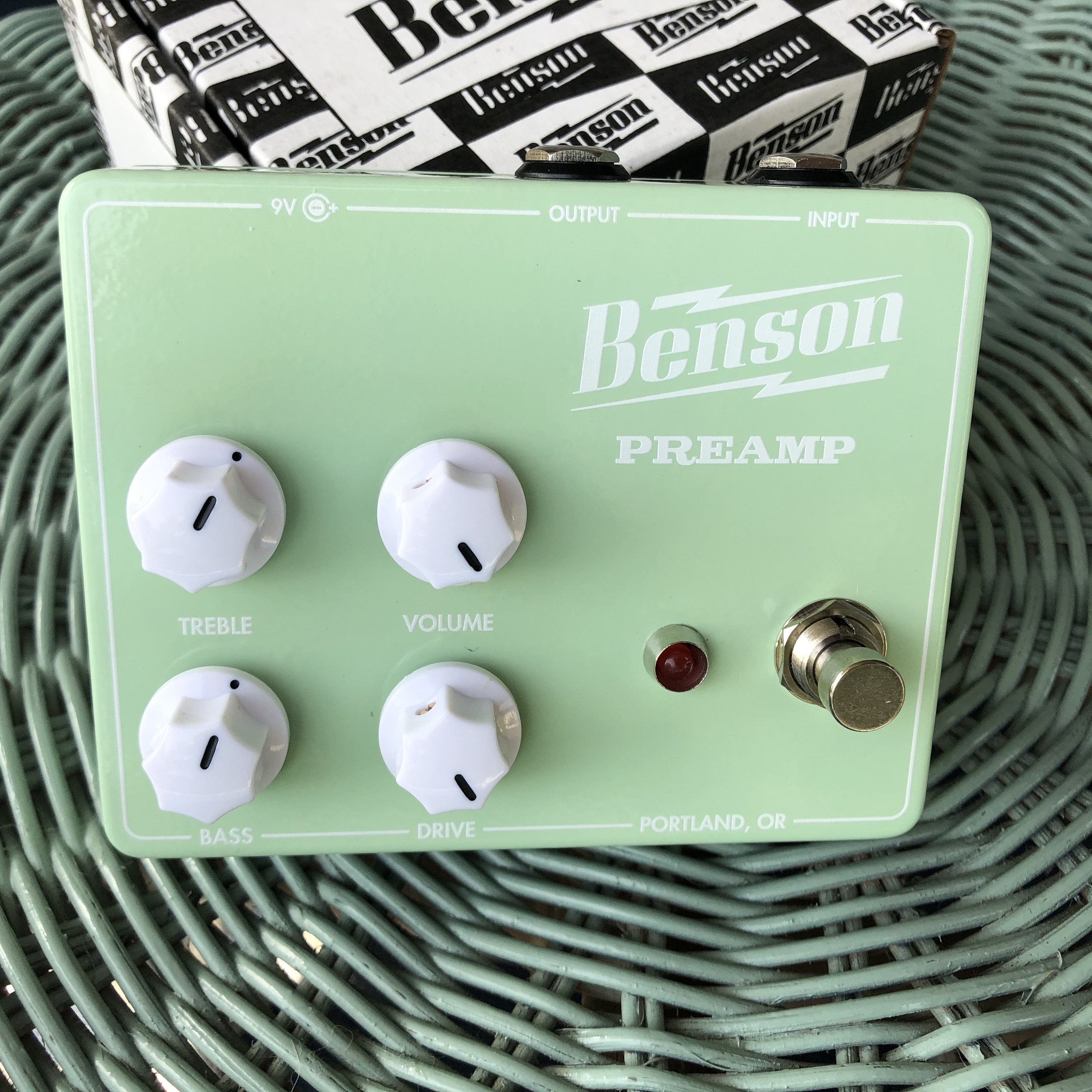 Benson Amps Preamp (Seafoam Green Finish)