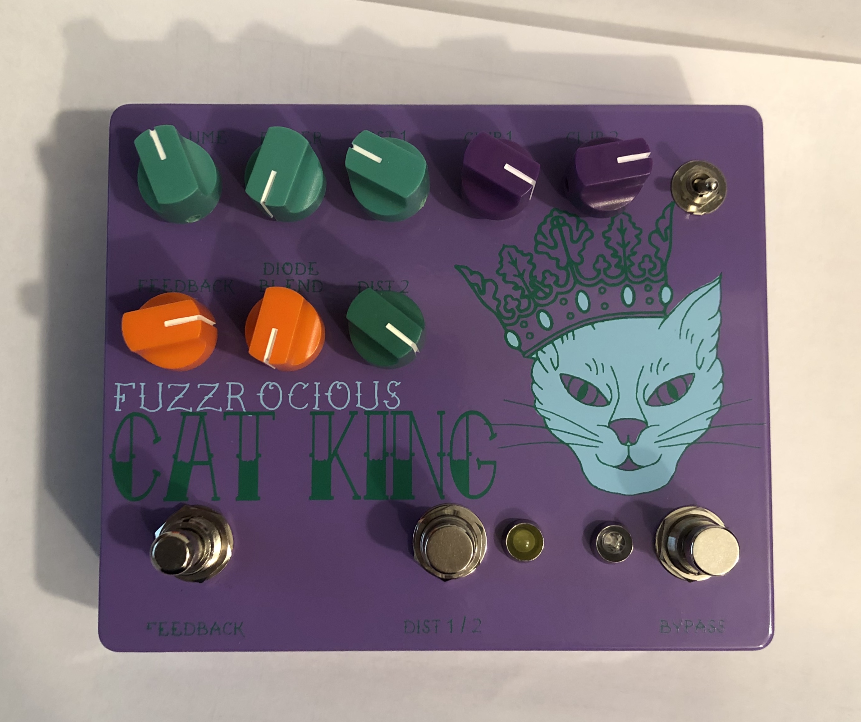 Fuzzrocious Pedals Cat King