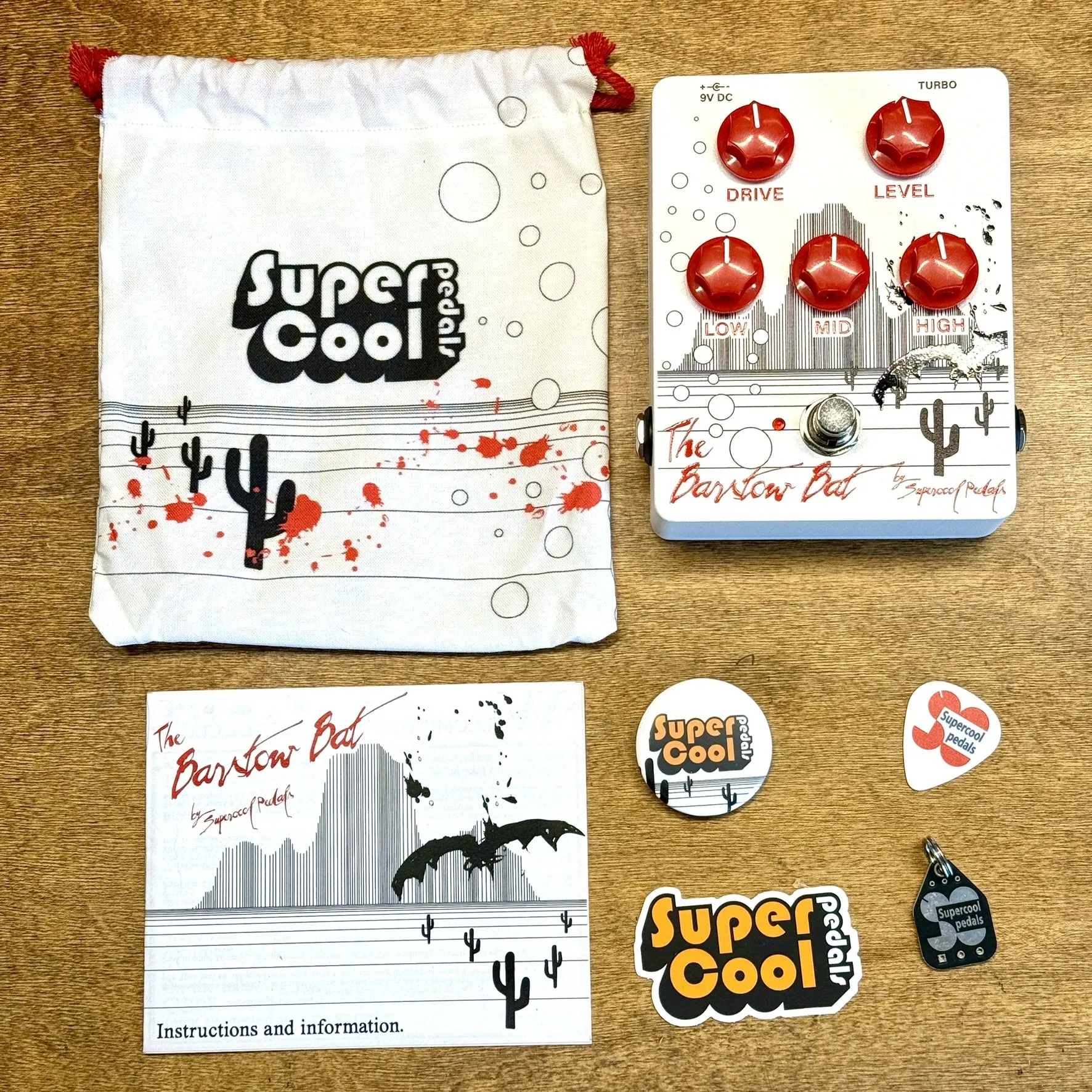 SuperCool Pedals The Barstow Bat