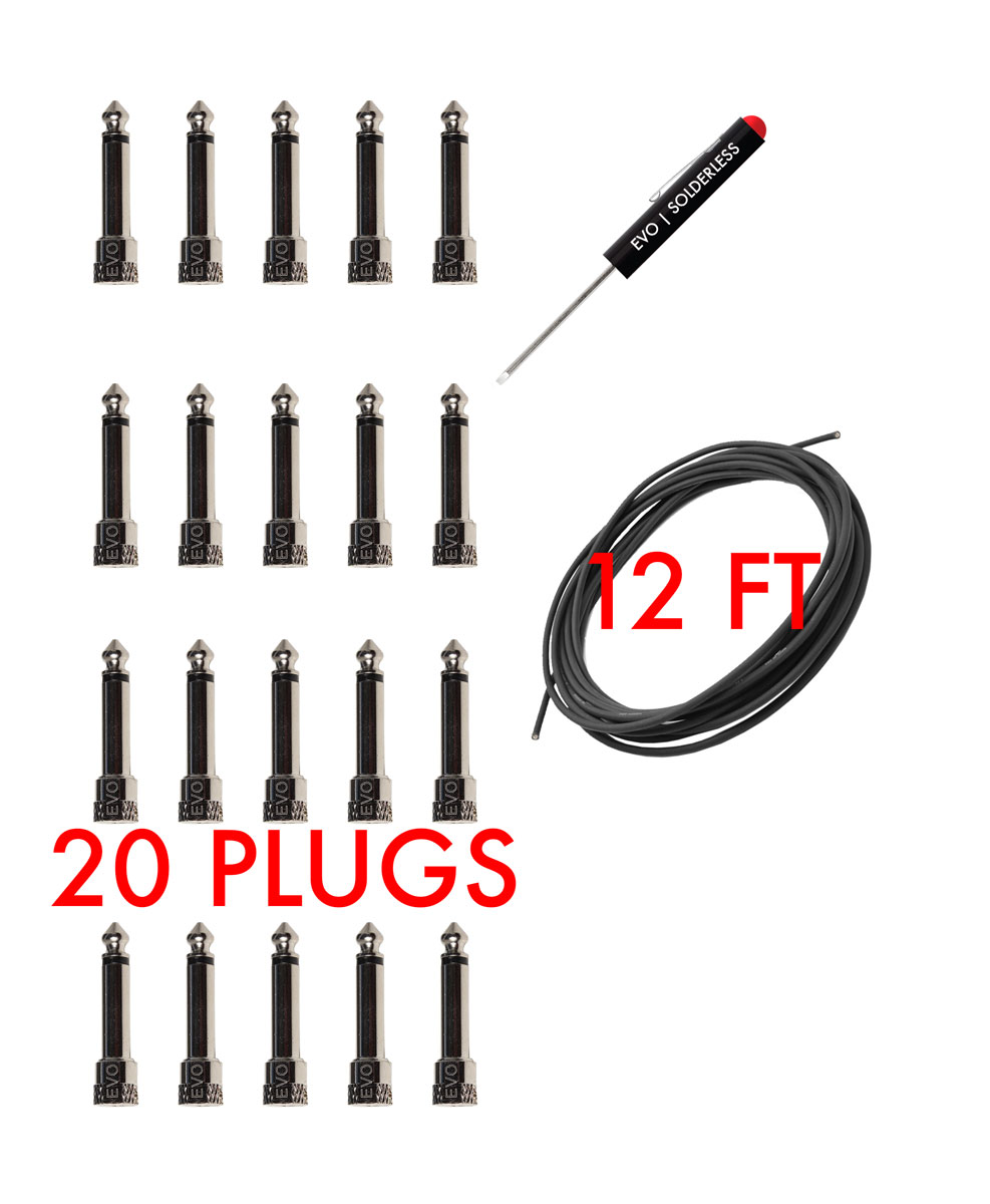 Disaster Area Designs EVO Solderless Cable 2012 Kit (seafoam green Cable)