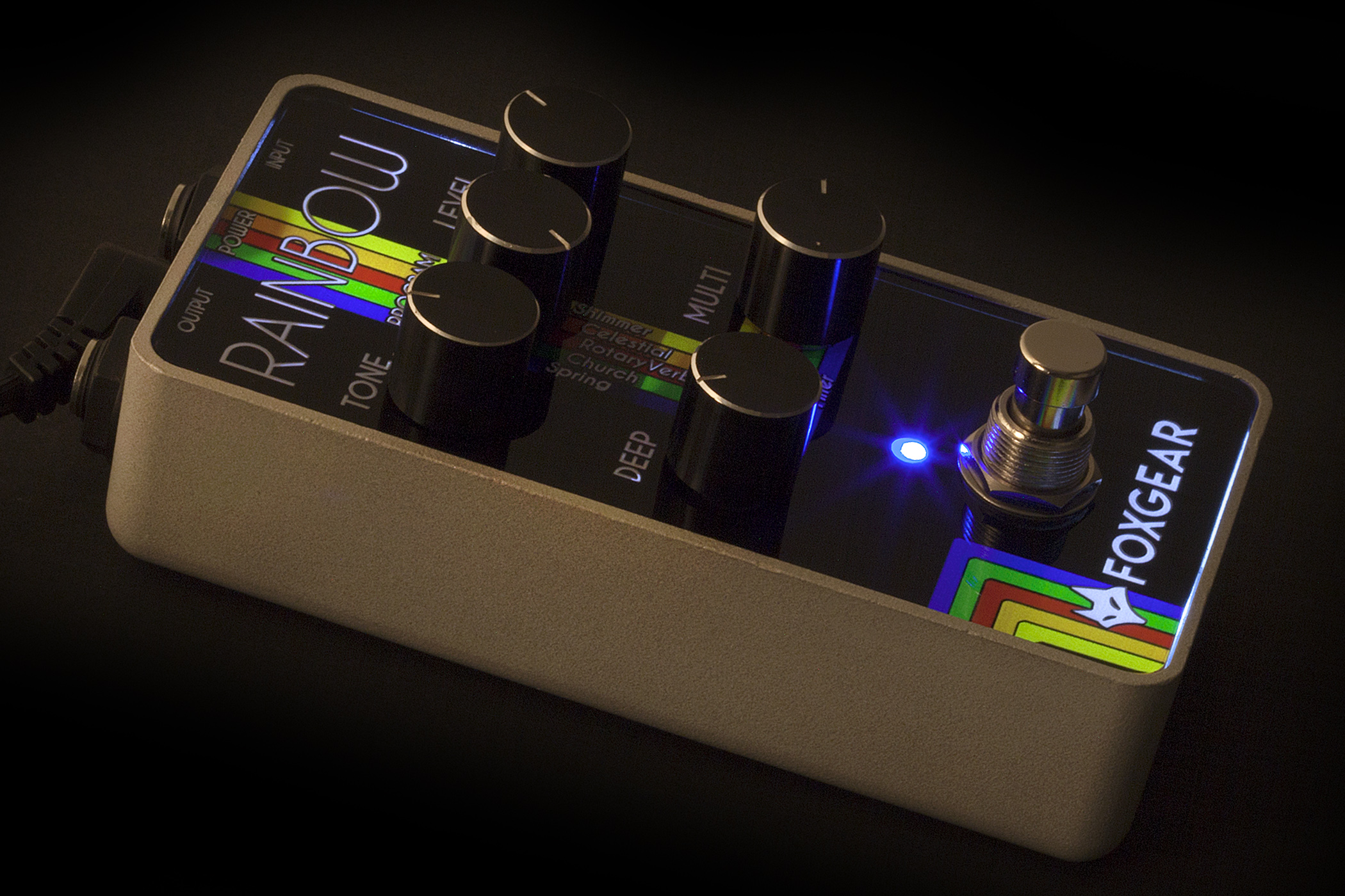 Foxgear Pedals RAINBOW - 5 Preset Digital Reverb Pedal
