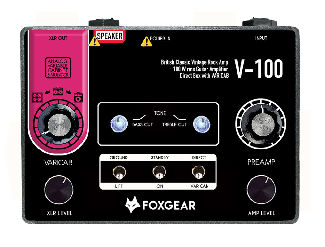 Foxgear V-100 100W British Classic Vintage Guitar amplifier