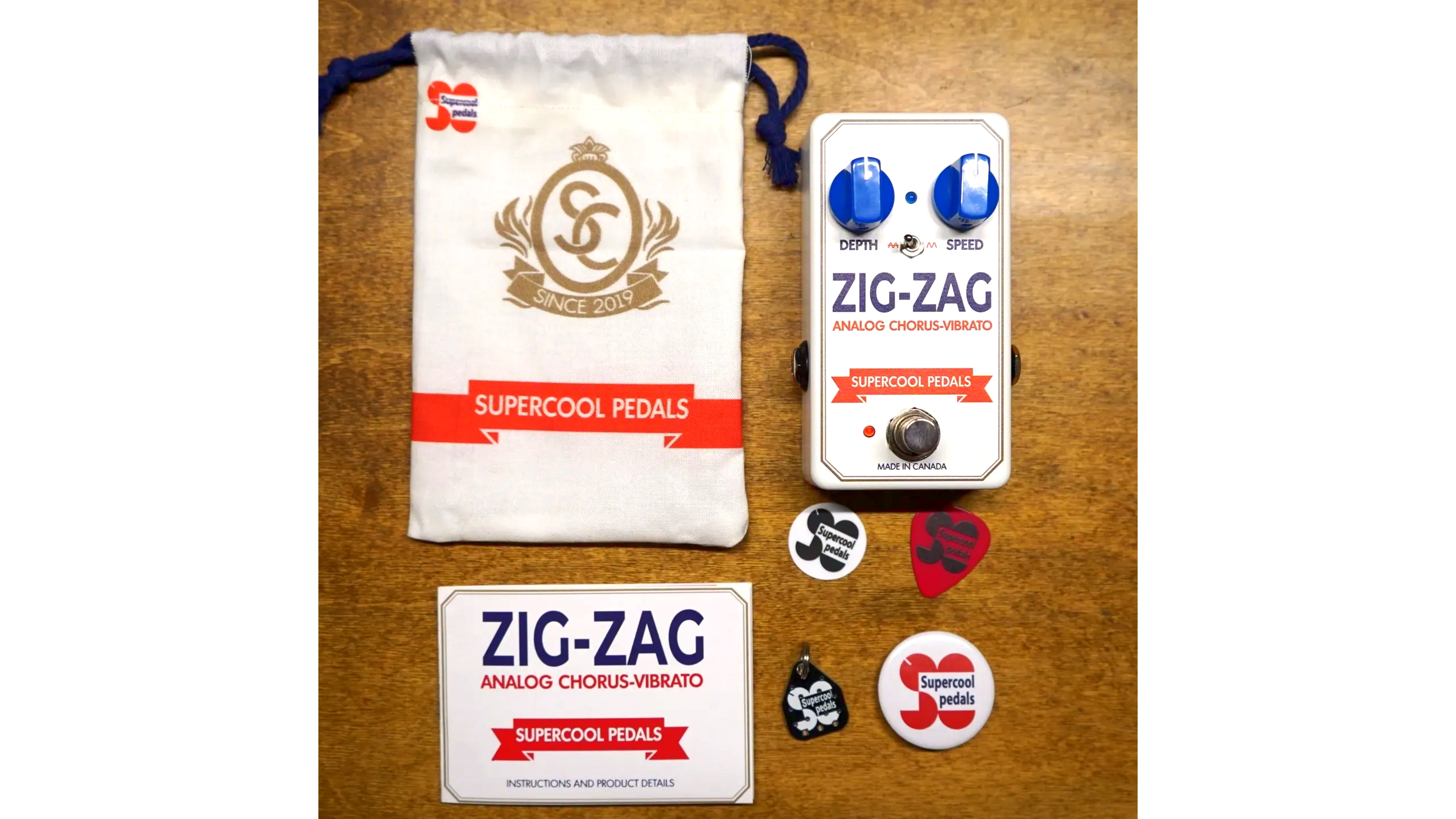 SuperCool Pedals ZIG-ZAG Analog Chorus/Vibrato