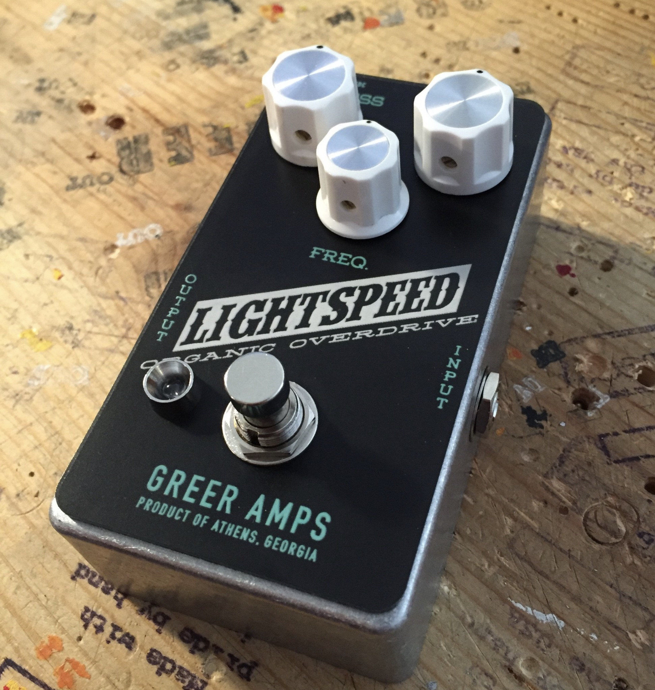 Greer Amps Lightspeed Organic Overdrive (Limited Edition - Reverse Daphne Colorway)