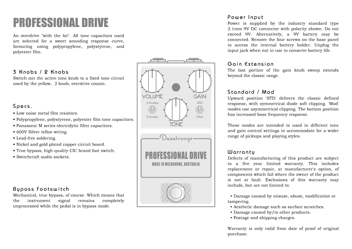 Dazatronyx Professional Drive