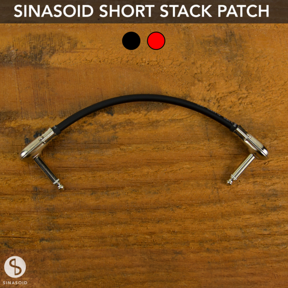SHORT STACK PATCH CABLE 12" / Black