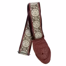 Souldier Medallion (Burgundy) Guitar Strap
