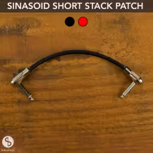 SHORT STACK PATCH CABLE 18" / Black